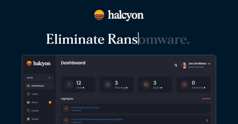 Halcyon Raises $100M in Series C Funding to Revolutionize Ransomware Defense and Resilience