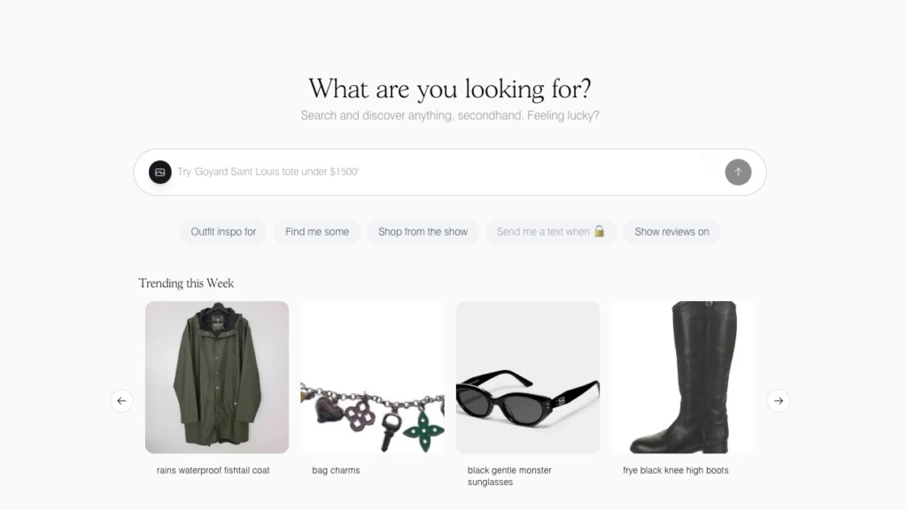 Encore: The AI-Powered Search Engine for Secondhand Shopping