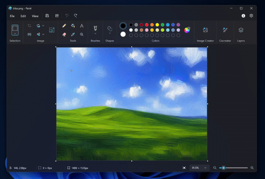 Microsoft Rolls Out AI-Powered Features in Paint and Notepad